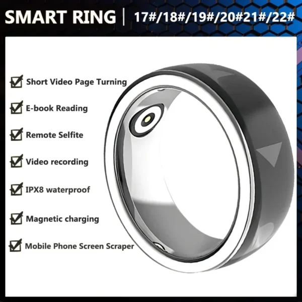 Smart Ring Remote - Selfie, E-book Page Turner & Screen Scraper