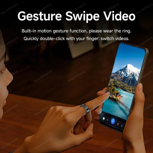 2025 SmartRing X - Touch Screen, Gesture Swipe, Health Monitoring - Image 4