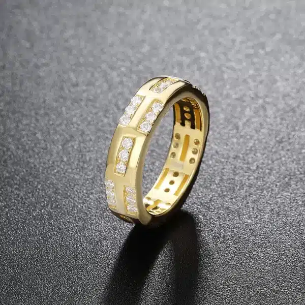 Party Ring - Sparkling Moissanite & 925 Silver Jewelry - Image 4