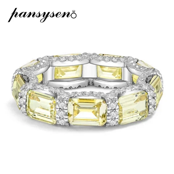 Luxury Gemstone Ring - Silver, 18k Gold & Diamond Jewelry - Image 3