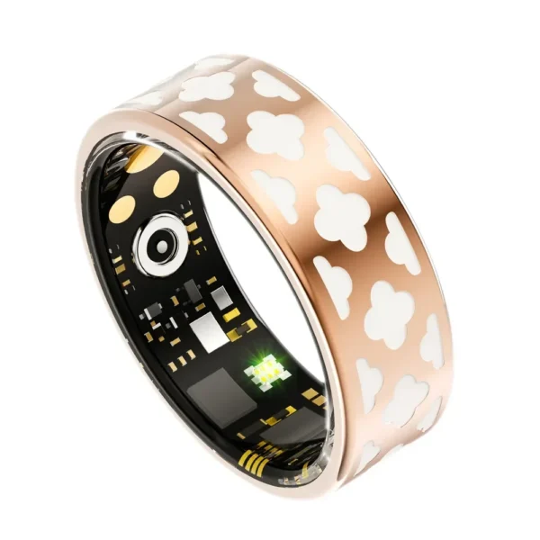 Yini R10 Enamel Color Fitness Ring - Heart Rate, Blood Oxygen & Pedometer - Image 5