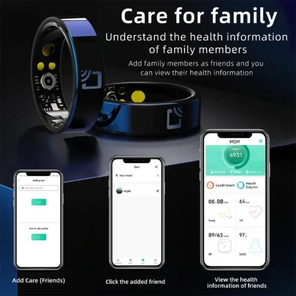 Yini R10 AuraSync Smart Health Ring - Image 2