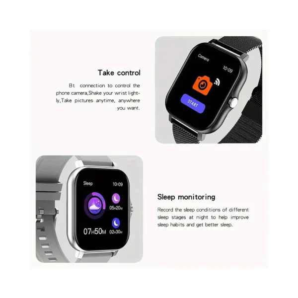 2023 Smart Watch Android Phone 1.44'' Inch Color Screen Bluetooth Call Blood Oxygen/Pressure Monitoring Smart Watch Women Men - Image 4